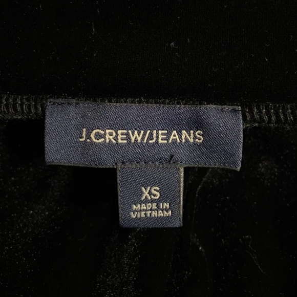 J. Crew Black Velvet Mock Neck Tank Top - Picture 6 of 8